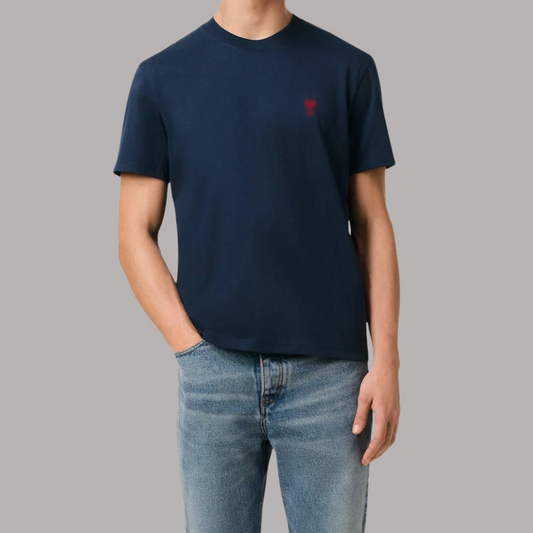 Navy T-shirt - AMI PARIS