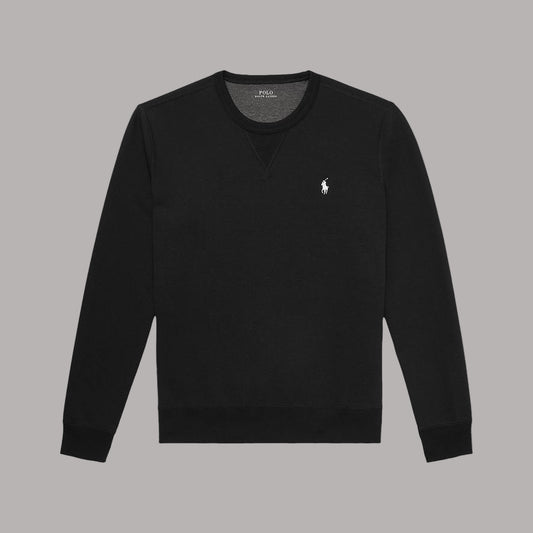 Sweatshirt Long Sleeve Black White Logo