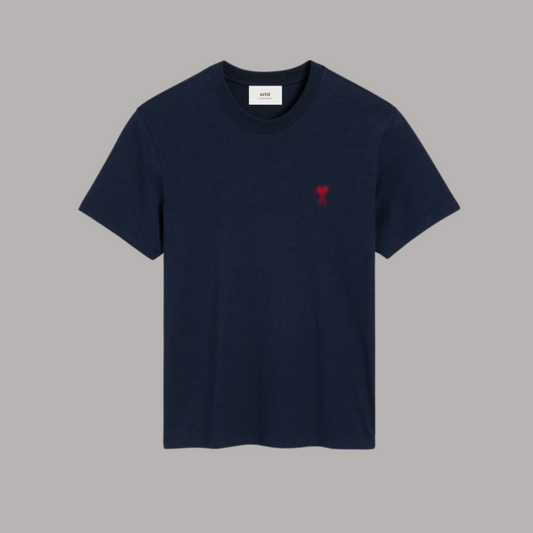 Navy T-shirt - AMI PARIS