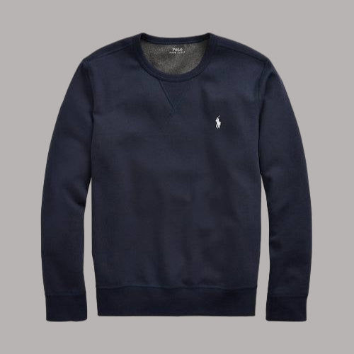 Cotton Sweatshirt LongSleeve Navy