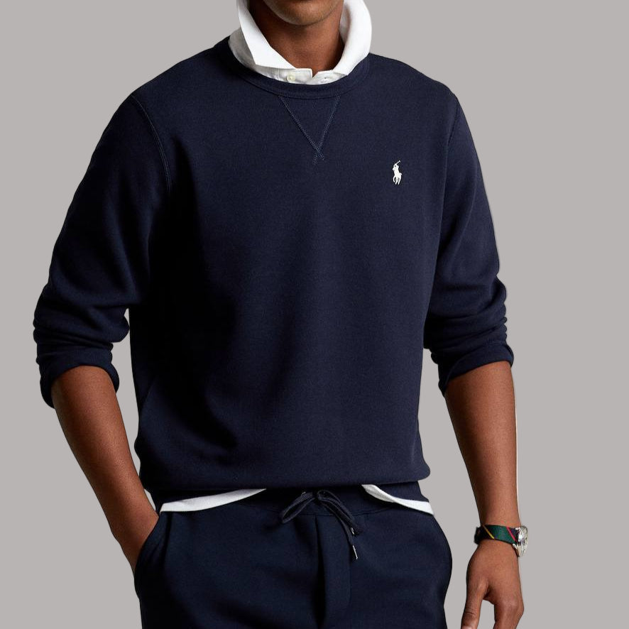 Cotton Sweatshirt LongSleeve Navy