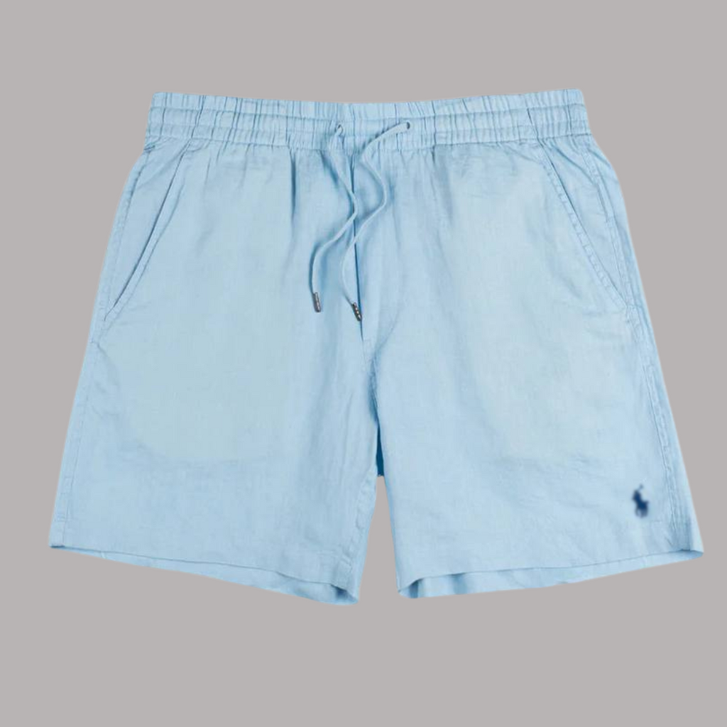 Linen Short  Blue - Ralph Lauren