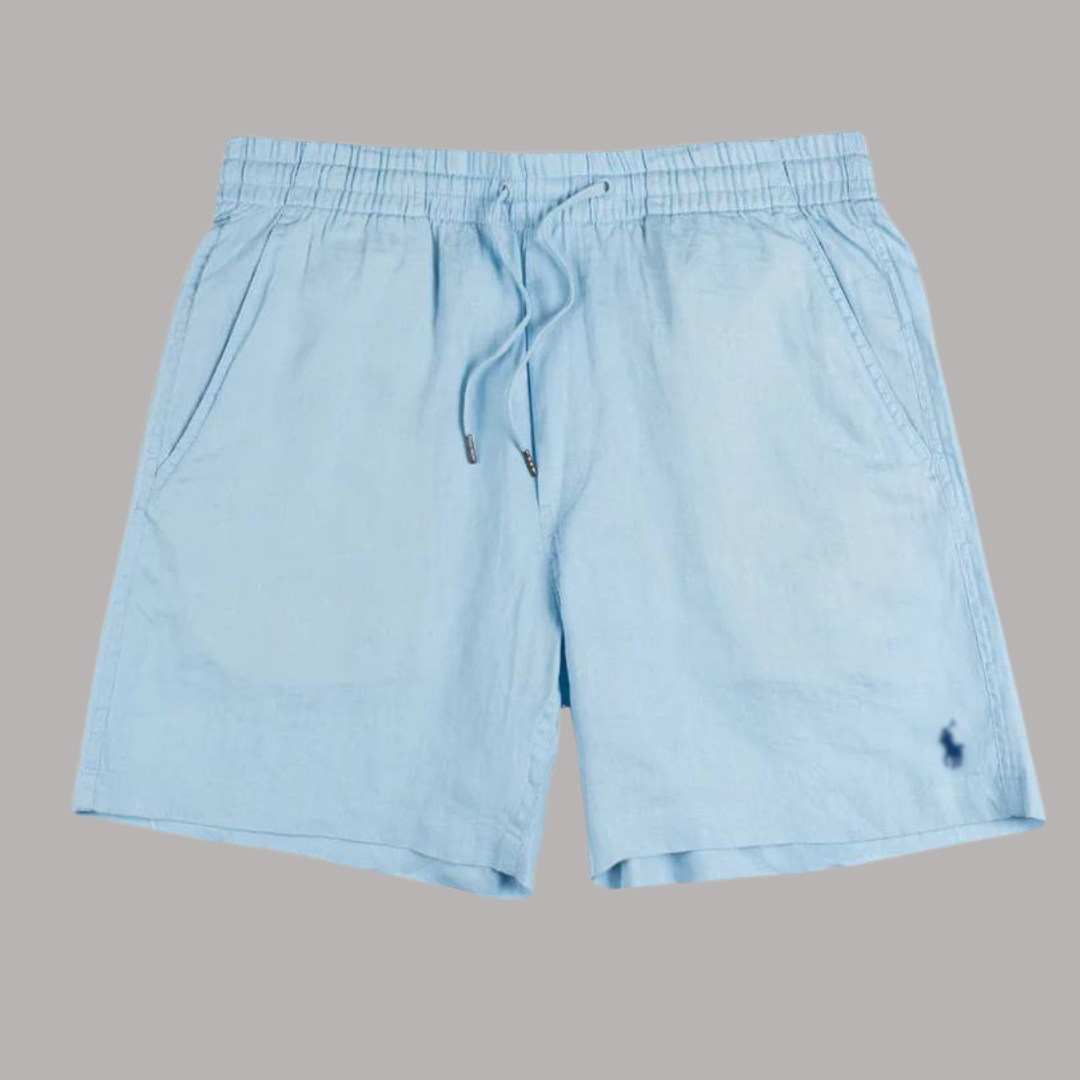 Linen Short  Blue - Ralph Lauren