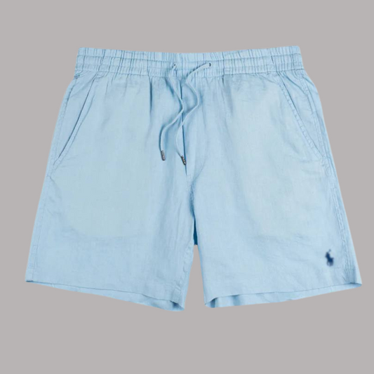 Linen Short  Blue - Ralph Lauren