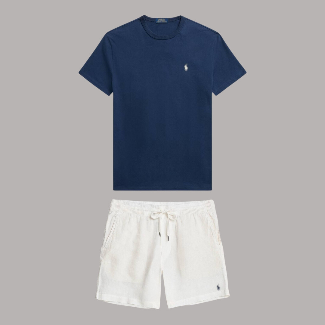 Navy X White Duo
