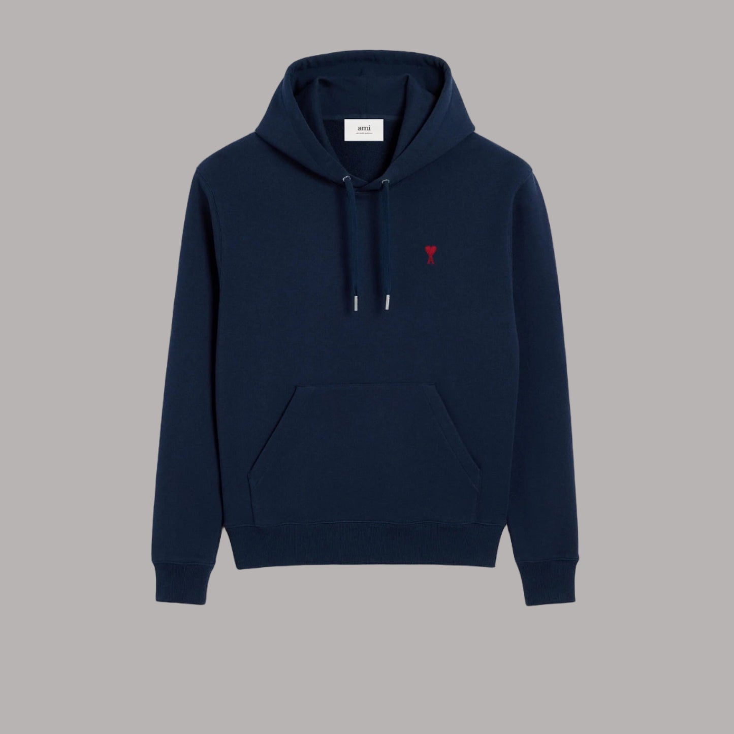 Cotton Hoodie Navy - AMI