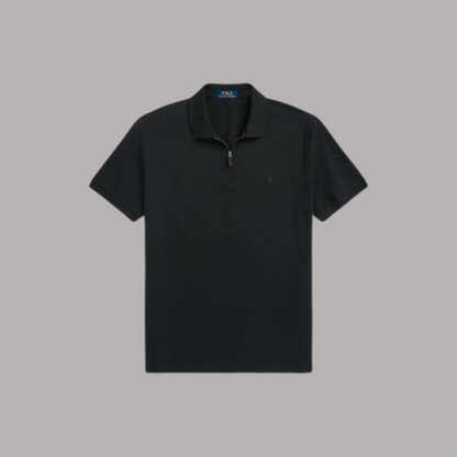 Polo Quarter Zip Black - RL