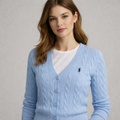 Button Cardigan Women Cable knit - RŁ