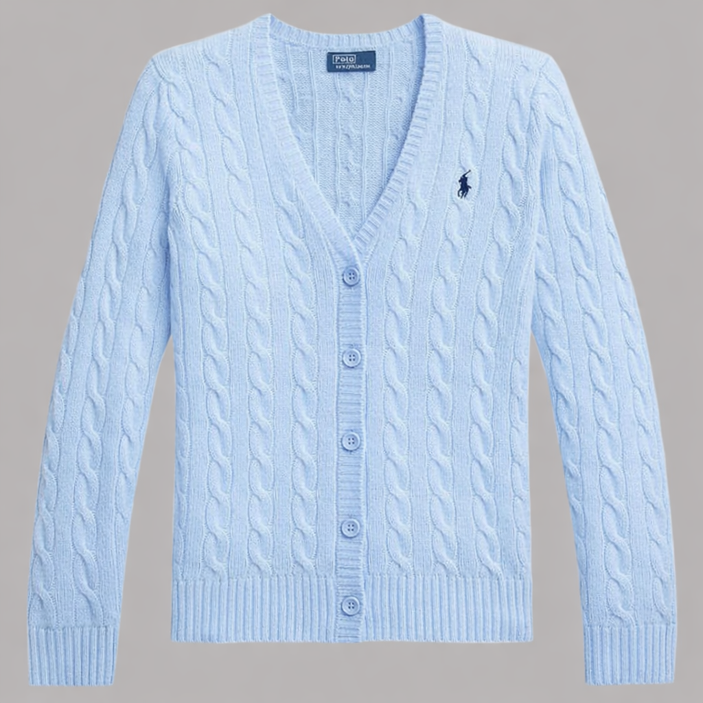 Button Cardigan Women Cable knit - RŁ