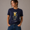 Navy Teddy Bear Women T-shirt - RŁ