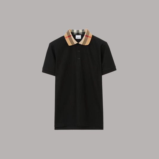 Burberry Pique Black - Polo Shirt