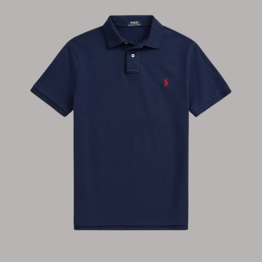 Polo Shirt Navy (Red Logo) - Ralph Lauren