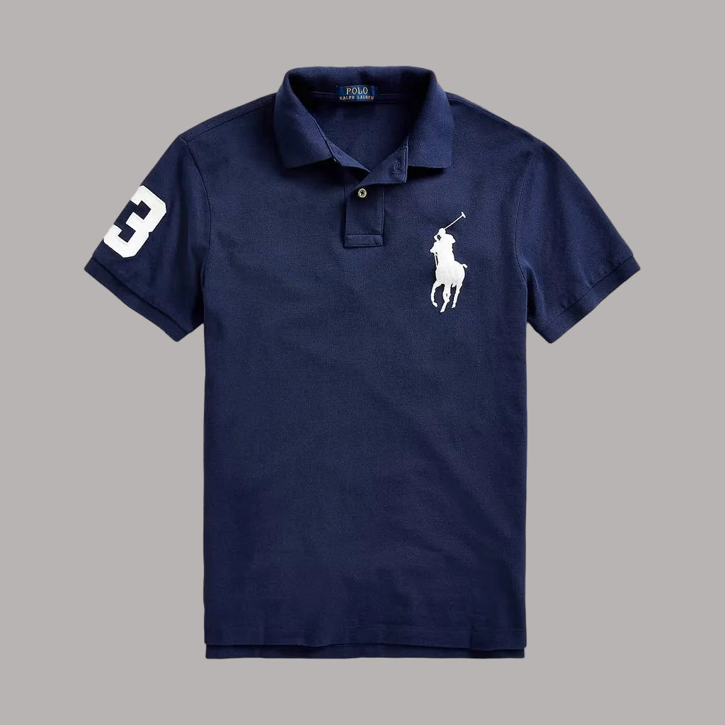 Big Pony Mesh Polo shirt Cotton - RŁ