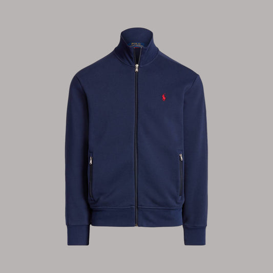 Double-knit Mesh Track Jacket Navy