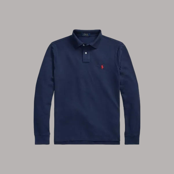 Cotton Polo long sleeve - RŁ
