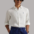 Custom Fit Linen Shirt - RŁ