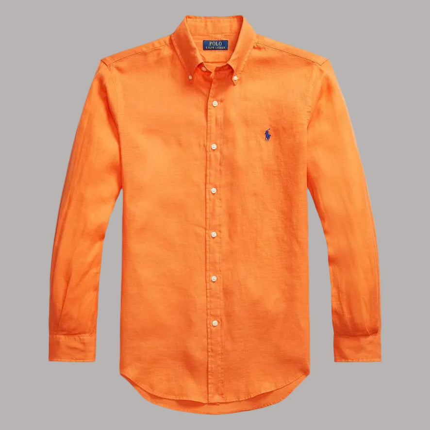 Custom Fit Linen Shirt - RŁ