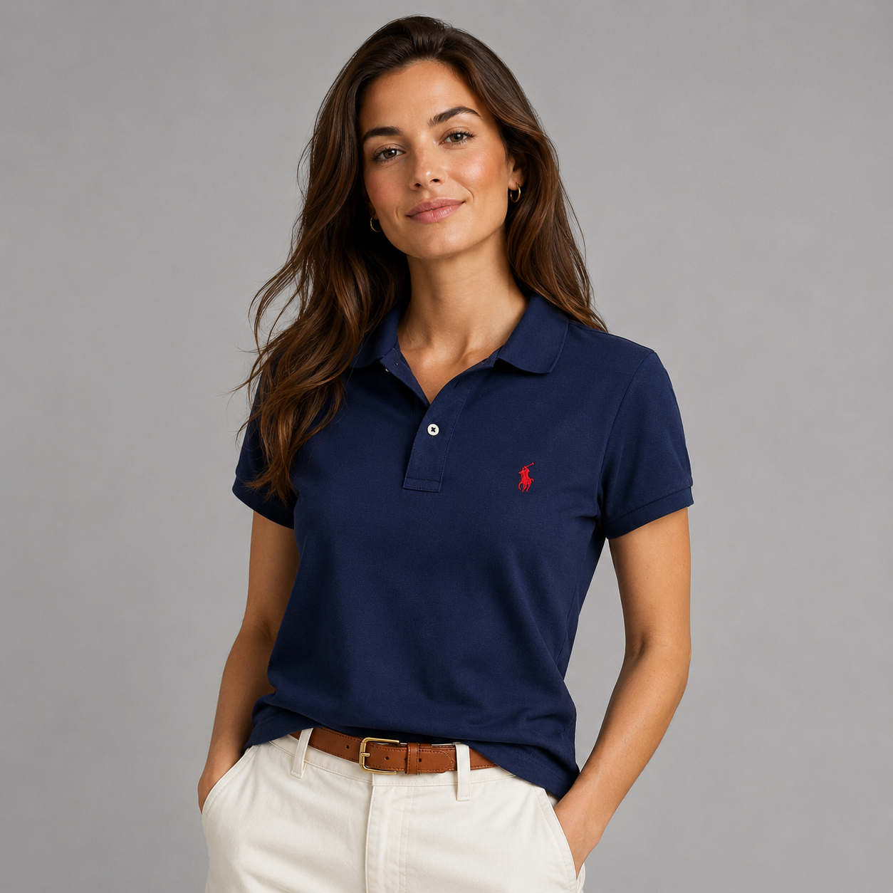 Polo Shirt Cotton Women