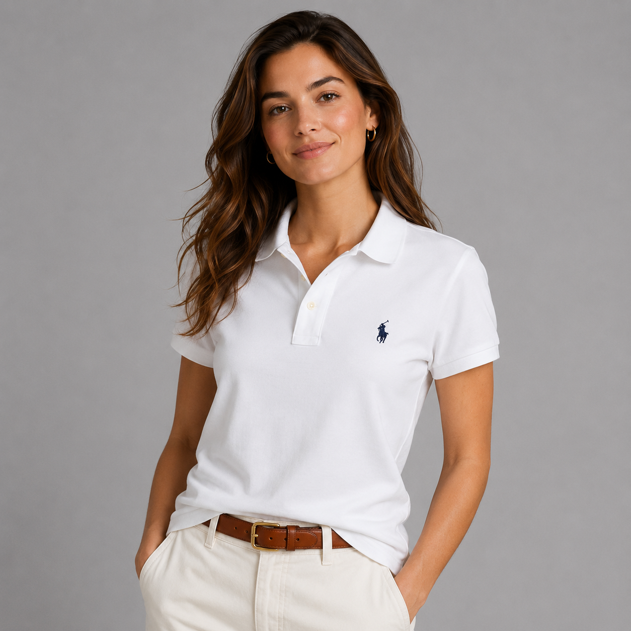 Polo Shirt Cotton Women