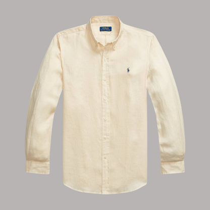 Linen Shirt Beige - Ralph Lauren