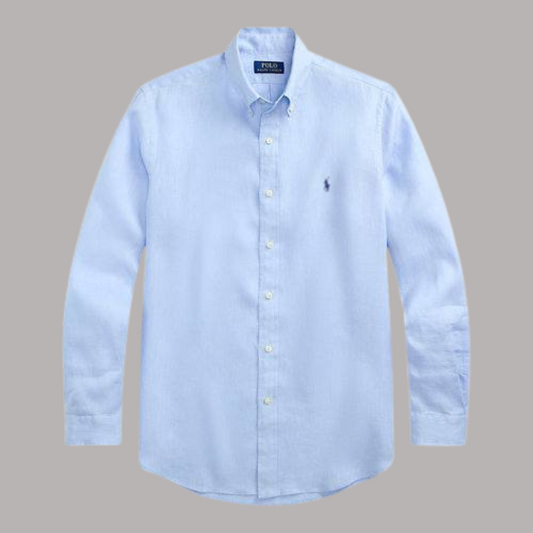 Blue Linen Shirt - Ralph Lauren